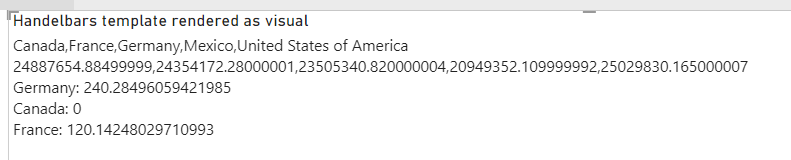 Categorical scale output