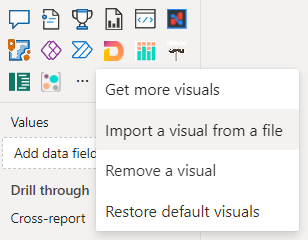 Importing visual into Power BI