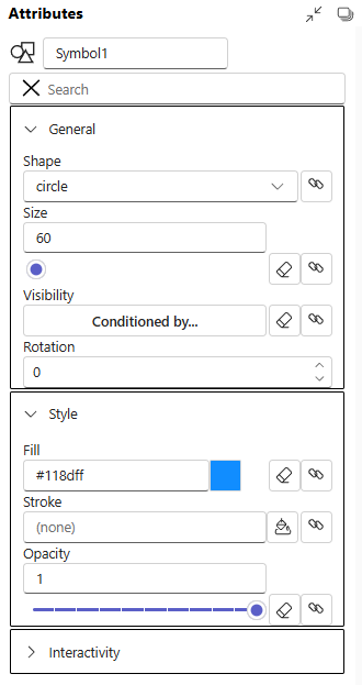 Symbol attributes